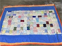 69x78 Hand Stitched Vintage Quilt