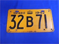1941 Ontario License Plates