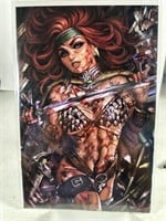 RED SONJA #8 - EXCLUSIVE COVER VIRGIN COVER -