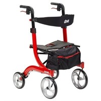 $254  Drive Medical Nitro Euro Style Walker  Red