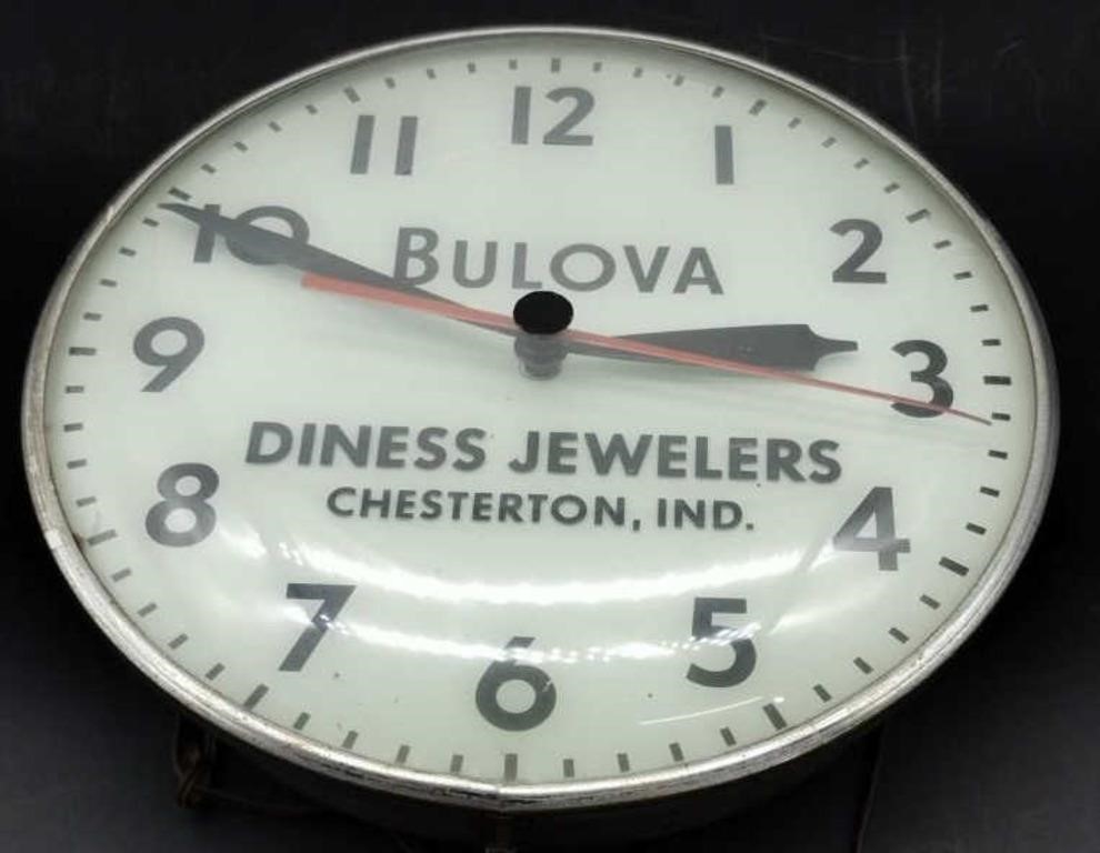 (GH) Plug-In "Bulova" Diness Jewelers Chesterton,