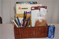 Lot Office Supplies: Paper, Labels, Pens, Pencils