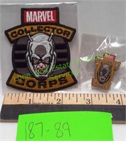 Marvel Collector Corps Ant-Man Pin & Patch