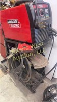 Lincoln electric welder on welding cart with tank