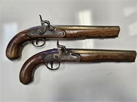 T.Kentland - English Flintlock Dueling Pistols