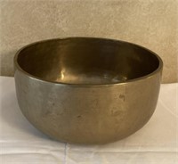 Large Heavy Brass Bowl