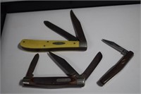 Case, Imperial & Schrade Old Timer Pocket Knives