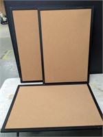 GROUP OF CORK BOARDS