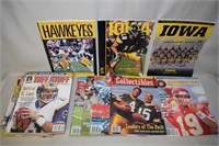 Football Magazines w/ Iowa Hawkeyes Programs