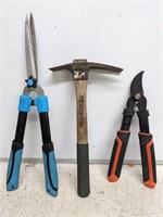 TRIMMERS, LOPPING SHEARS, PICK