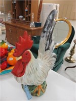 Large ceramic rooster