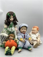 (4) Variety of Dolls, as pictured