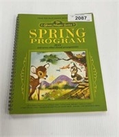 Disney ‘spring program’ vintage