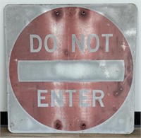 30in Metal “ Do Not Enter “ Road Sign