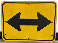 2ft MetalReflective  “ Arrow “ Road Sign
