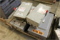 Assorted Electrical Boxes with On/Off Switches