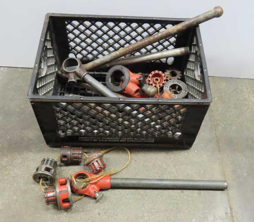 Ridgid Pipe Threaders & Assorted Dies