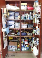Contents of Paint Cabinet, must take all