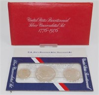 1976 Silver 3-Coin U.S. Uncirculated Set