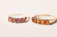 LADIES 14KT GOLD FASHION RINGS