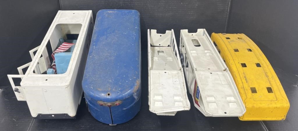 (E) Lot Of Toy Trailers. Includes ABC Sports