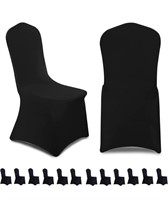 Happy Reunion Chair Cover 12Pcs Black Dining