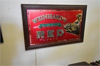 Weinhard's Red Lager Framed Sign