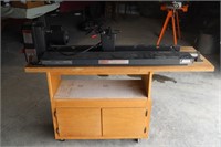 Duracraft 36 in Wood Lathe with tools and Stand