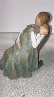 Willow Tree ‘The Quilt’  figurine rocking a child