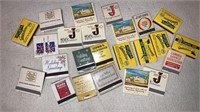 Old match packs - front striking local banks etc