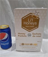 120 x  sachet de miel 7 gr li'l honeys, neuf exp: