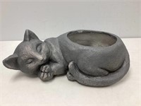 Outdoor Ceramic Cat Planter