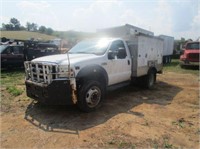 2006 Ford F550 XLT SD Enclosed Utility Truck,