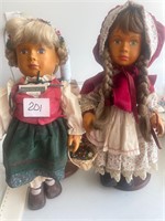 WOODEN DOLLS FROM HAMILTON COLLECTION