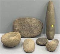Shaped Rock Tools Lot Collection