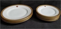 9 Ernst Wahliss plates, box lot