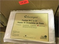 Box of King Feather Bed Covers