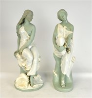 Pr Minton Ladies Figural Statues