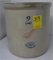 2 GALLON RED WING CROCK