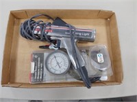 timing light, vacuum gauge