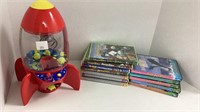 Disney toy story space crane toy, 7 Veggie tale