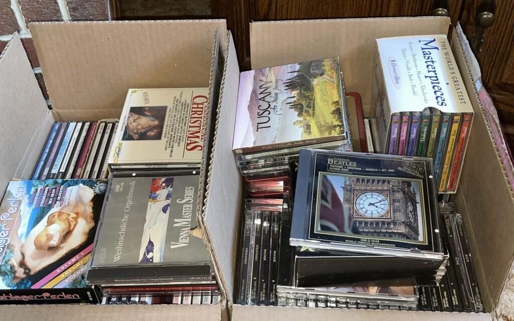 Box Lots of CDs: Various Artists of Christian,