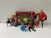 9pc Disney The Incredible Toys
