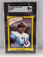 1990 Kenner Starting Lineup Yellow John Elway SGC9