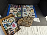 Baseball Cards & Antique Baseball Glove