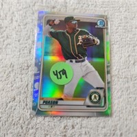 2020 Bowman Chrome Draft Refractor Robert Puason