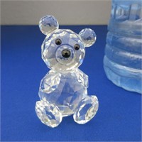 Pristine Swarovski Crystal Bear 2 1/8" High