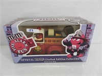 M&M Candy Fire Truck Dispenser - NIB