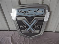 Stewart Haas Racing 10 Years of Racing Metal Sign