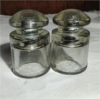 Pair of Armstrong's Glass Insulators